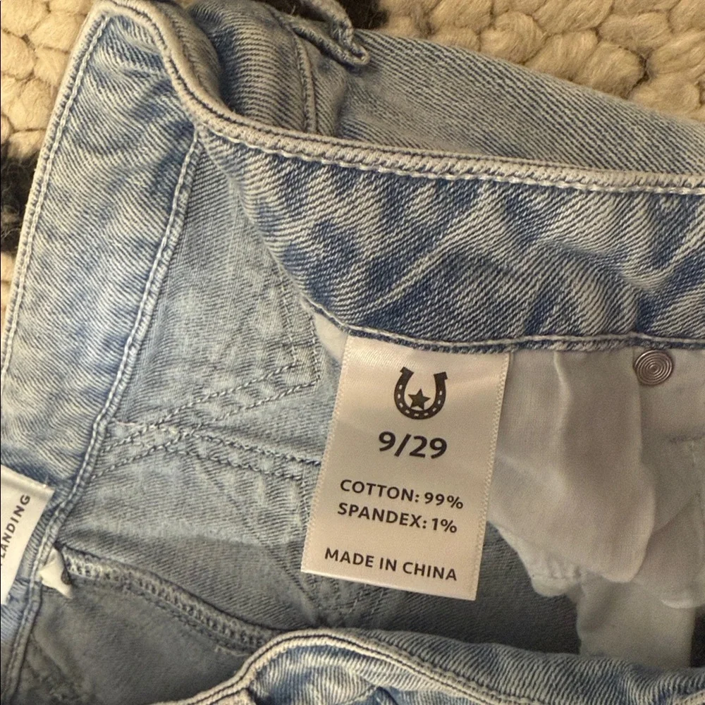 Light Blue Women's Jeans - Picture 4 of 4